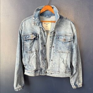 Abercrombie & Fitch Light Blue Kids Denim Jacket